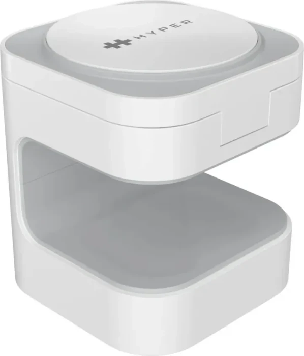 Targus HyperJuice Next Qi2 4-in-1 Magnetische Ladestation weiß