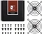 Noctua NA-FG1-8 Lüftergitter, 80mm, 2er-Pack Vorschaubild