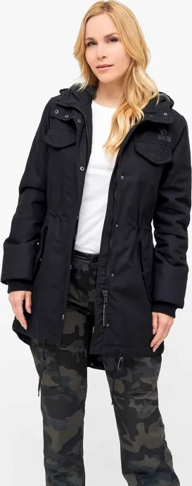 Brandit Marsh Lake Mantel schwarz (Damen)