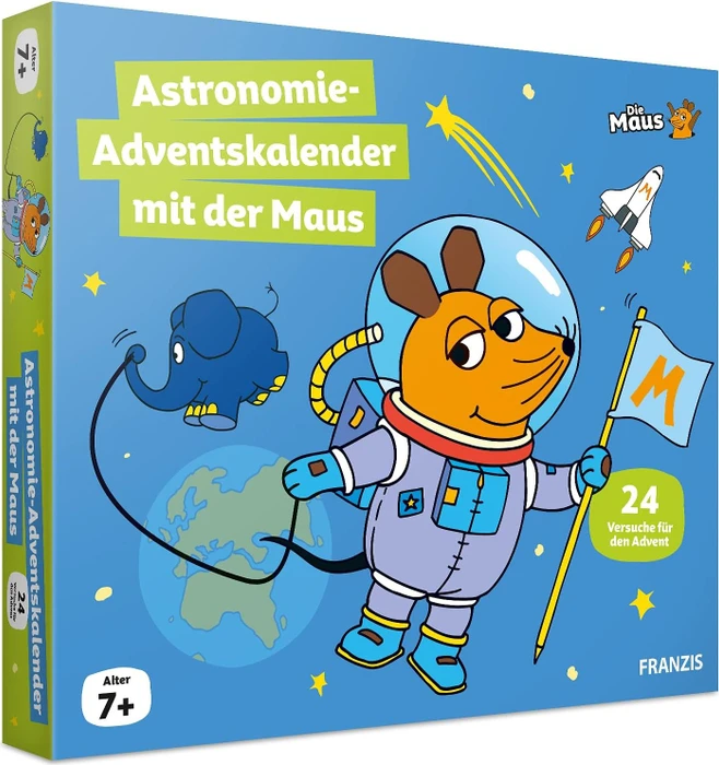 Franzis Astronomie-Adventskalender mit der Maus