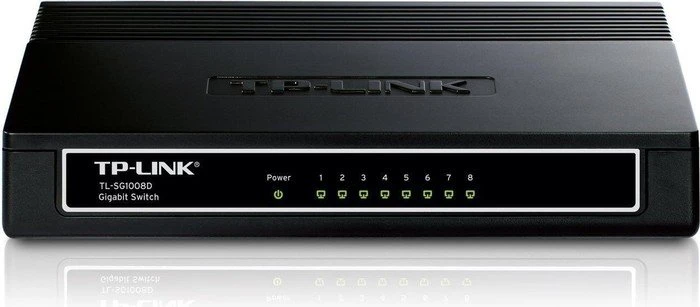 TP-Link TL-SG1008D Desktop Gigabit Switch, 8x RJ-45