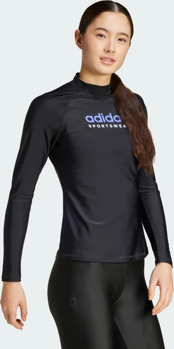 adidas Rashguard Funktionsshirt langarm black/cobalt blue (Damen)