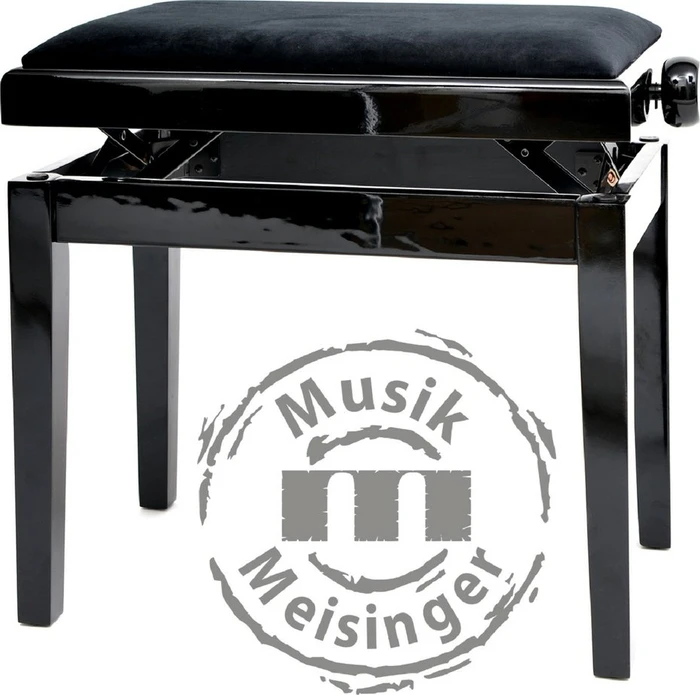 Gewa Pianobank Deluxe schwarz hochglanz