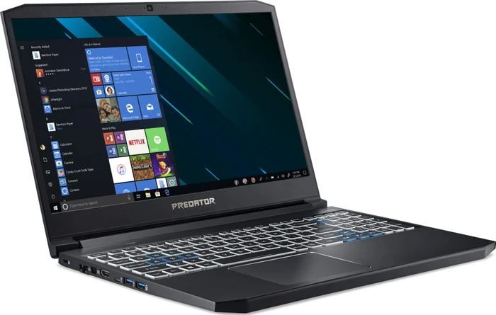 Acer Predator Triton 300 PT315-52-741L, Core i7-10750H, 16GB RAM, 512GB SSD, GeForce GTX 1660 Ti, DE