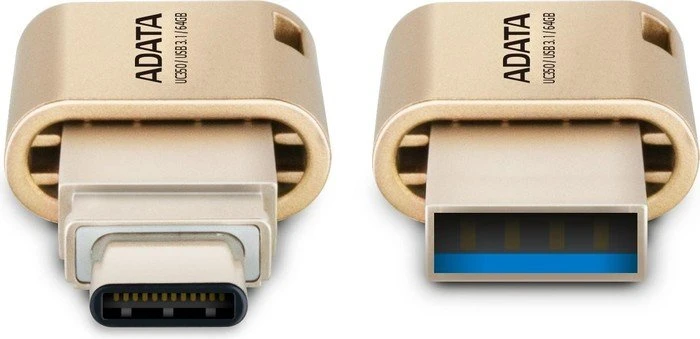 ADATA UC350 USB Type-C 64GB, USB-A + USB-C, USB 3.2 Gen 1×1