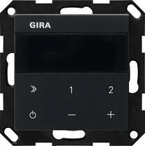Gira Unterputz-Radio IP, schwarz matt