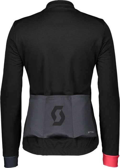 Scott RC Warm Trikot langarm black/azalea pink (Damen)