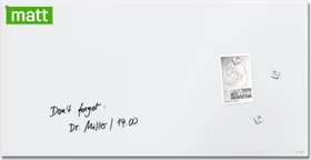 Sigel Artverum Glas-Magnetboard, super-weiß, 91x46cm