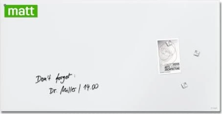 Sigel Artverum Glas-Magnetboard, super-weiß, 91x46cm