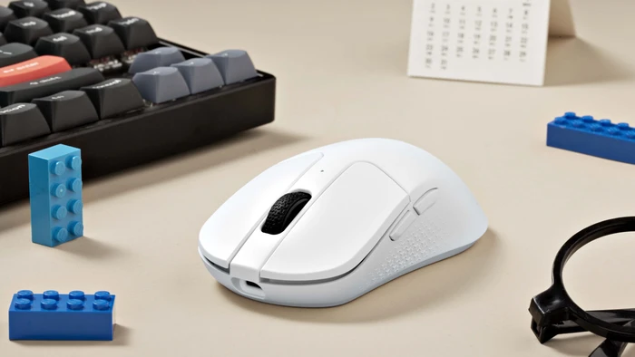 Keychron M3 mini Wireless Mouse weiß, 8K PixArt 3950, USB/Bluetooth