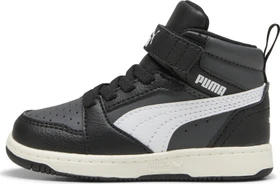 Puma Rebound V6 Mid puma black/puma white/dusky gray (Junior)