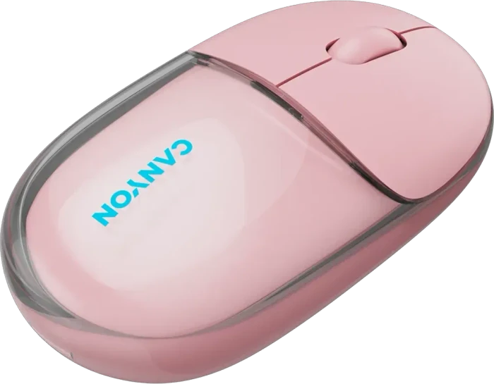 Canyon OnClick 24 Dual-Mode Wireless Mouse rosa, USB/Bluetooth