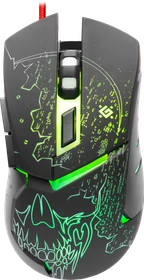 Defender Alfa GM-703L RGB Gaming Mouse schwarz, USB (52703)