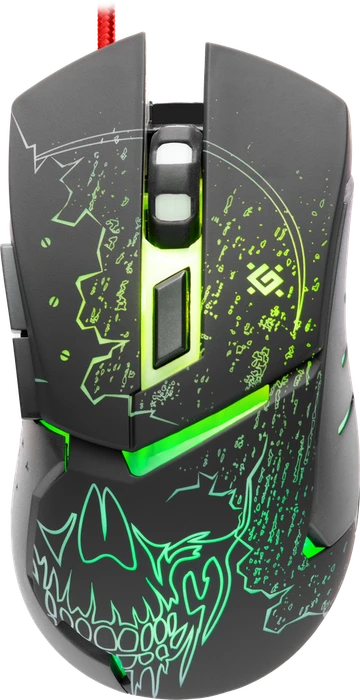 Defender Alfa GM-703L RGB Gaming Mouse schwarz, USB