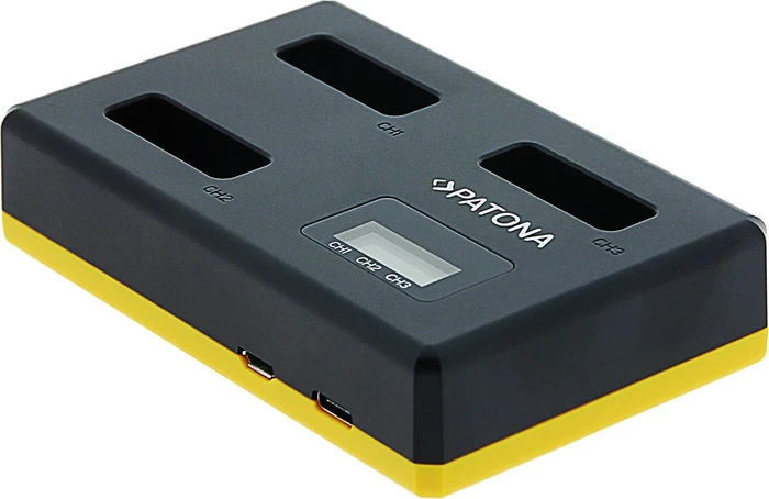 Patona USB Triple Ladegerät f. Canon