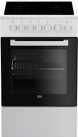 Beko FSM57100GW Elektroherd mit Glaskeramik-Kochfeld