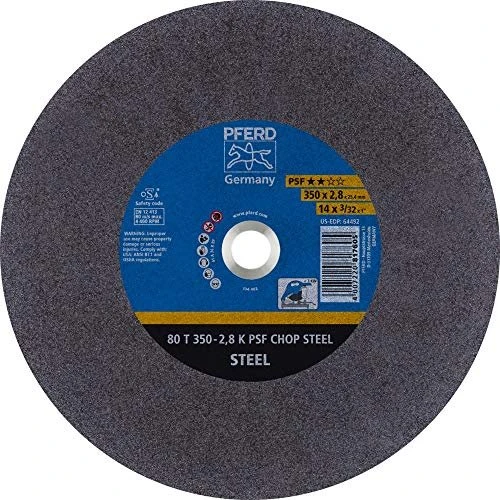 Pferd 80 T 350-2.8 K PSF CHOP STEEL/25.4 Trennscheibe, 350x2.8x25.4mm, 10 Stück