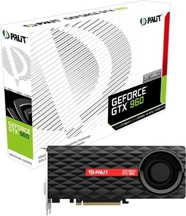 Palit GeForce GTX 960 OC, 2GB GDDR5, 2x DVI, HDMI, DP