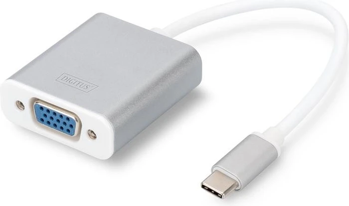 Digitus USB-C auf VGA Adapter weiß
