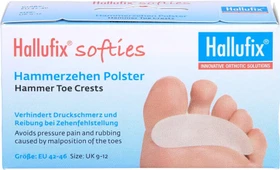 Hallufix softies Hammerzehen Polster Gr. 42-46, 2 Stück