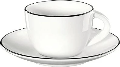 ASA Selection à table ligne noire Espressotasse mit Untertasse, 2-tlg.