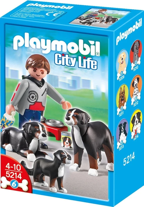 playmobil City Life Berner Sennenhund-Familie