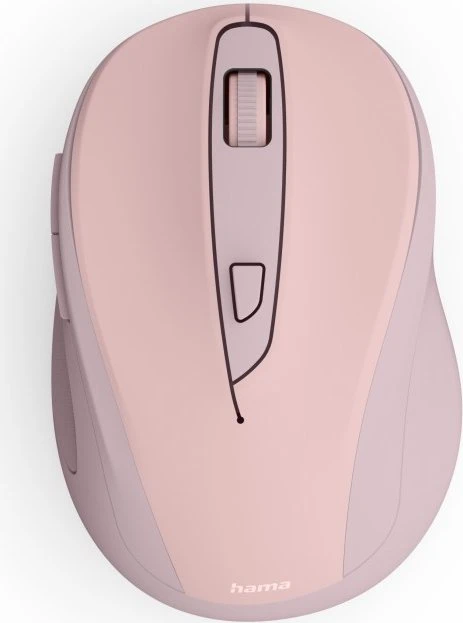 Hama WM-400 Silent Wireless 6-Button Mouse rosa/pink, USB