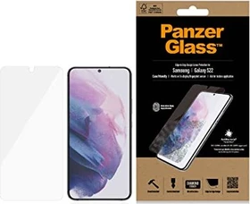 PanzerGlass Edge-to-Edge Case Friendly AntiBacterial für Samsung Galaxy S22 schwarz