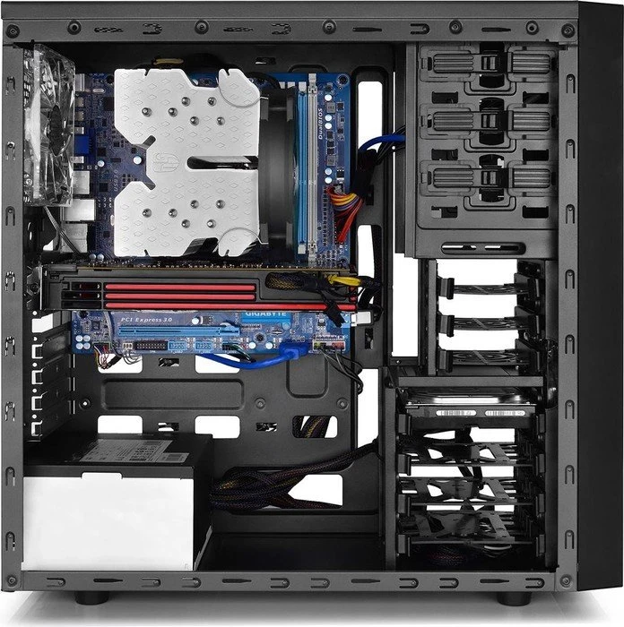 DeepCool Tesseract SW schwarz, Acrylfenster