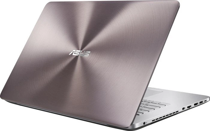 ASUS VivoBook Pro N752VX-GC131T, Warm Grey, Core i7-6700HQ, 8GB RAM, 256GB SSD, 1TB HDD, GeForce GTX 950M, DE