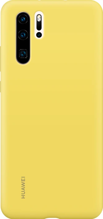 Huawei Silicone Car Case für P30 Pro gelb