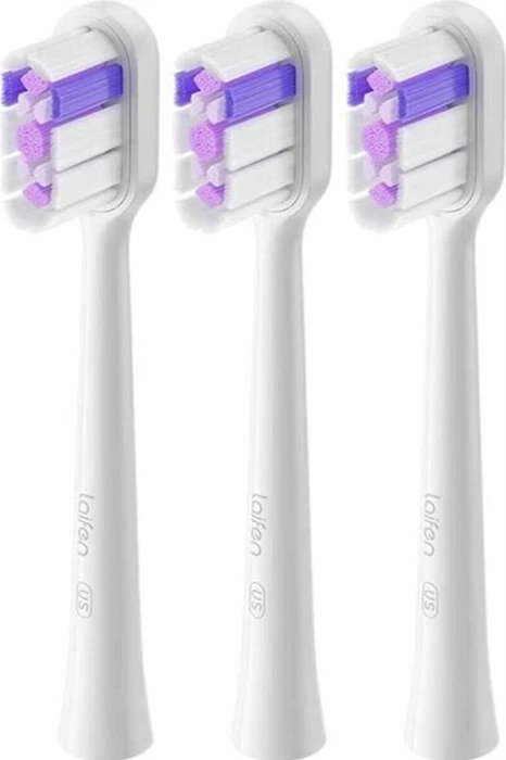 Laifen Ultra-Whitening Ersatzbürste transparent, 3 Stück
