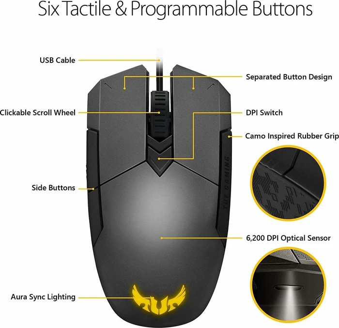 ASUS TUF Gaming Combo, USB, DE