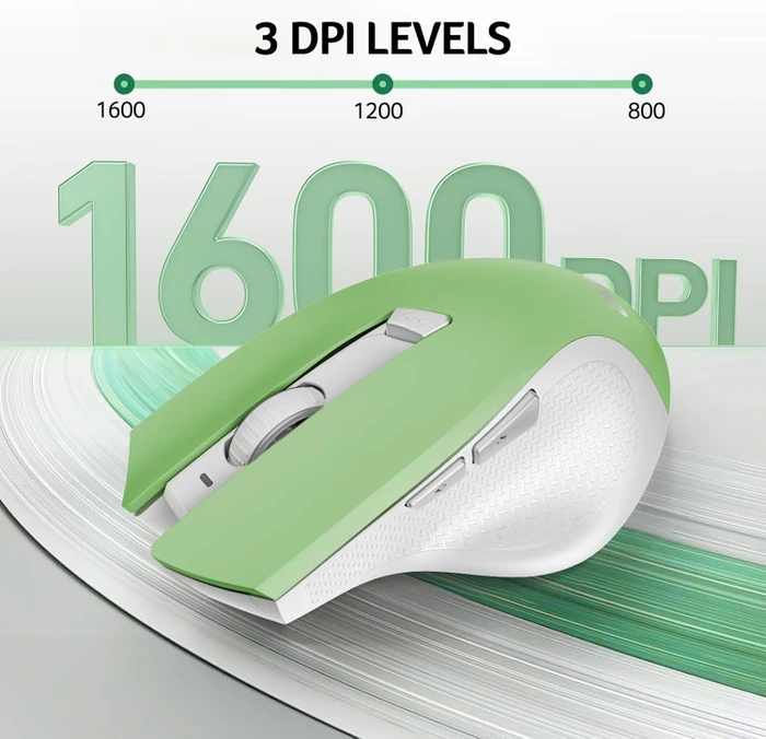 Acer OMR266 2.4GHz Wireless Mouse grün/weiß, USB