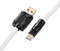 Sharkoon Skiller SGK50 Aviator Cable Set, USB-C [Stecker] auf USB-A [Stecker], Tastaturkabel (Spiral-Textilkabel), 1.85m, schwarz/weiß Vorschaubild