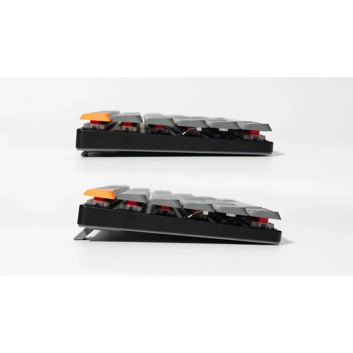 Keychron K3 Max, grau, LEDs RGB, hot-swap, Gateron LOW PROFILE 2.0 RED, USB/Bluetooth, DE