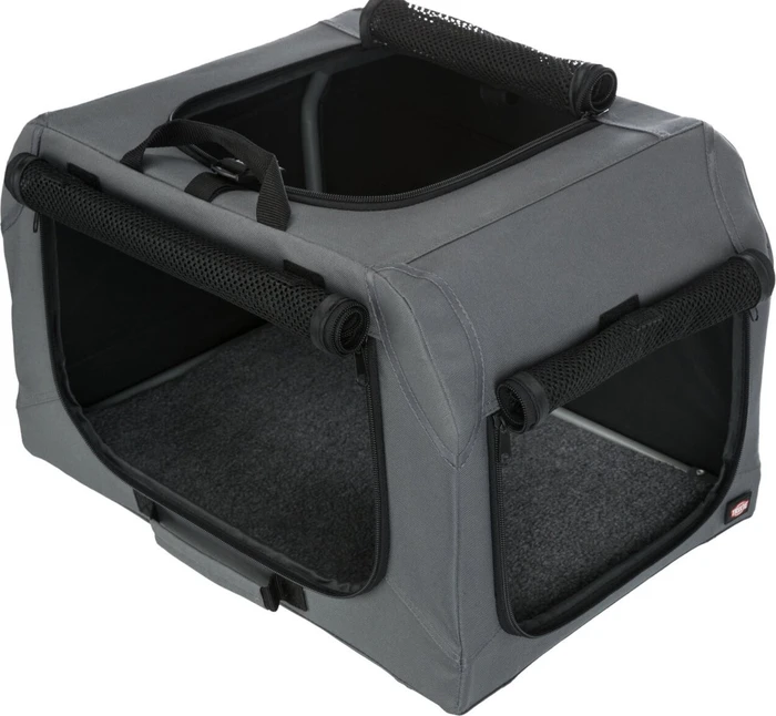 Trixie Transportbox Mobile Kennel Easy, M-L, grau