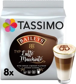 Tassimo T-Disc Jacobs Latte Macchiato Baileys Kaffeekapseln, 8 Stück