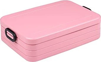 Mepal Lunchbox Take a Break Stapelbox Aufbewahrungsbehälter large nordic pink, 3-tlg.