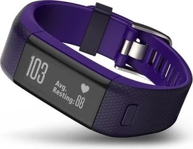 Garmin vivosmart HR+ Aktivitäts-Tracker violett (010-01955-31)
