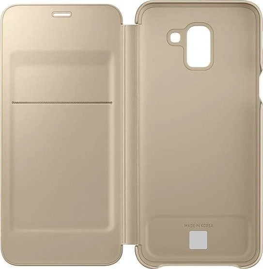 Samsung Wallet Cover für Galaxy J6 (2018) gold