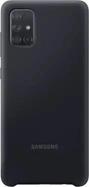 Samsung Silicone Cover für Galaxy A71 schwarz