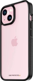 PanzerGlass Clear Case D3O Black Edition für Apple iPhone 15 transparent/schwarz