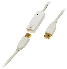 LogiLink USB 2.0 aktives Verlängerungskabel A/A, 12m (UA0092)