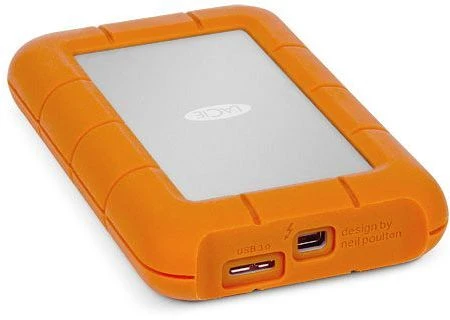 LaCie Rugged USB-A 3.0, 2.5", 256GB, USB 3.0 Micro-B/Thunderbolt 1 / Mini DisplayPort 1.1a
