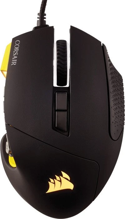 Corsair Scimitar RGB Optical MOBA/MMO Gaming Mouse gelb, USB