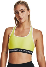 Under Armour Armour Mid Crossback Sport-BH lime yellow/white (Damen)