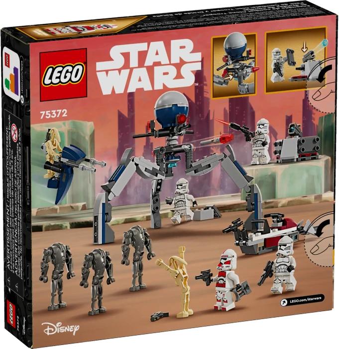 LEGO Star Wars Clone Trooper Battle Droid Battle Pack 75372 Ab lego-star-wars-clone-trooper-battle-droid-battle-pack-75372-ab