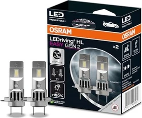 Osram LEDriving HL Easy Gen2 H7/H18 PX26d/PY26d-1 12V 16W, 2er-Pack Faltschachtel