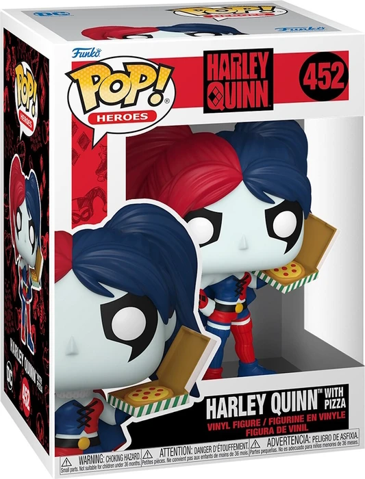 FunKo Pop! Heroes - DC Harley Quinn - Harley Quinn with Pizza